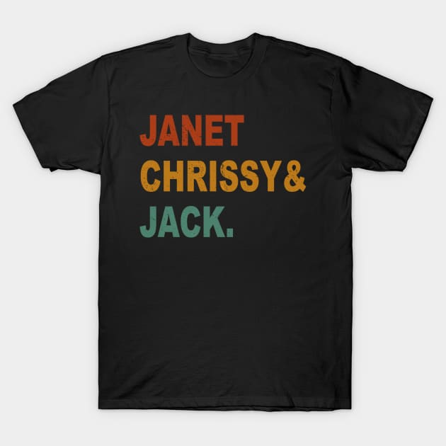 Janet Chrissy & Jack T-Shirt by Fairy1x